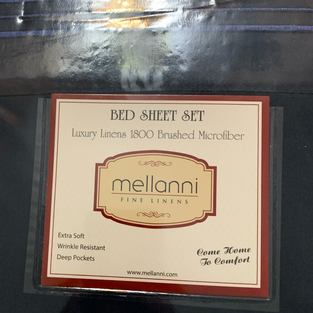 New! Melanin fine linens queen bed sheets.